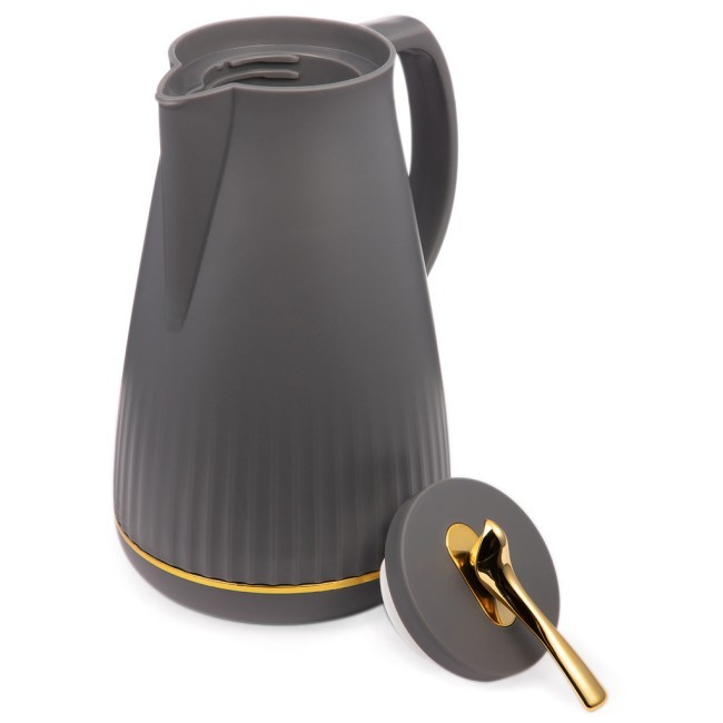 Термос со стеклянной колбой, 950 мл, крышка с клапаном Agness (734-202)