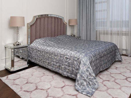 Покрывало HOUSTON синее со стежкой 260*260 (TT-00016455)