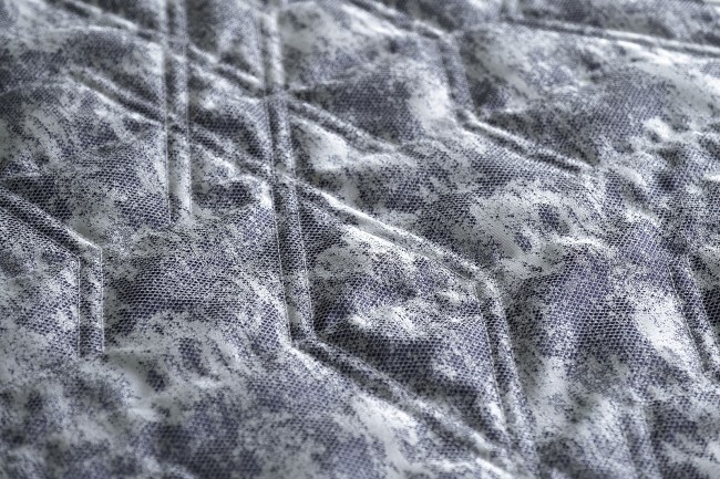 Покрывало HOUSTON синее со стежкой 260*260 (TT-00016455)