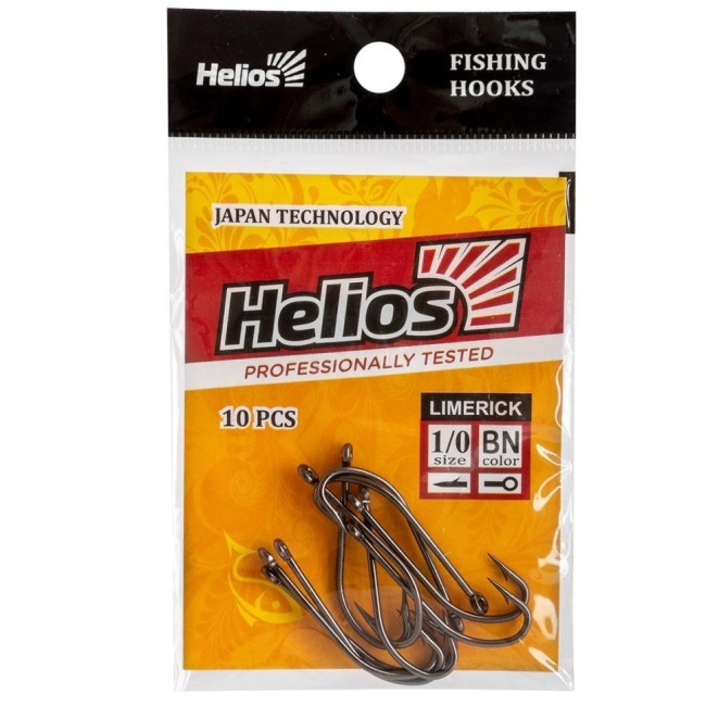 Крючок Helios Limerick с кольцом №1/0 цвет BN (10 шт) HS-LIM-BN-9980-1/0 (78286) Крючок Helios Limerick с кольцом №1/0 цвет BN (10 шт) HS-LIM-BN-9980-1/0 (78286)