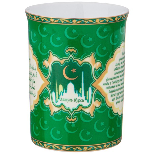 Кружка lefard "аятуль-курси" 300 мл зеленая Lefard (85-1198)