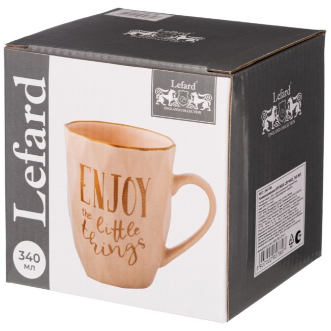 Кружка lefard, 340 мл 12*8,6*10,3см Lefard (260-780)