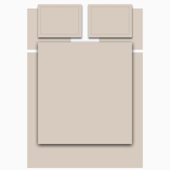 Кпб,king size,"solid" бежевый, сатин, хлопок 100%,п.240х260-1шт,пр.260х260-1шт,н.50х70-2шт/70х70-2ш Lefard (989-004-19)