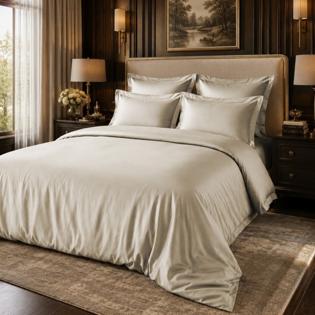 Кпб,king size,"solid" бежевый, сатин, хлопок 100%,п.240х260-1шт,пр.260х260-1шт,н.50х70-2шт/70х70-2ш Lefard (989-004-19) Кпб,king size,"solid" бежевый, сатин, хлопок 100%,п.240х260-1шт,пр.260х260-1шт,н.50х70-2шт/70х70-2ш Lefard (989-004-19)