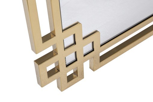 Зеркало в металлич.раме цвет золото 71*102см (TT-00003629)