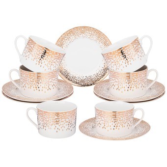 Чайный набор lefard "triumph" на 6 пер. 12 пр. 220 мл Lefard (435-025)