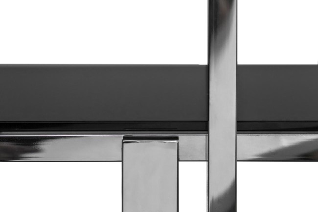 Стеллаж стекло черн./серебро 100*38*200см (TT-00001179) Стеллаж стекло черн./серебро 100*38*200см (TT-00001179)