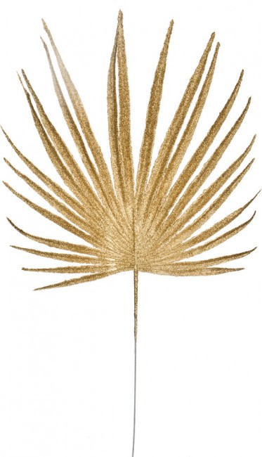 Изделие декоративное "пальмовый лист" длина=37см. золото Lefard (241-2296)