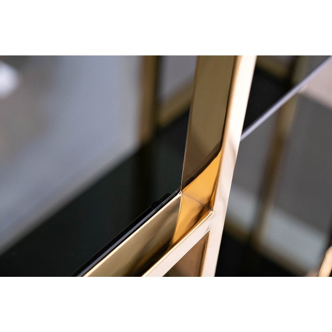 Стеллаж золотистый/темн.ст. 100*40*180см (TT-00001819) Стеллаж золотистый/темн.ст. 100*40*180см (TT-00001819)