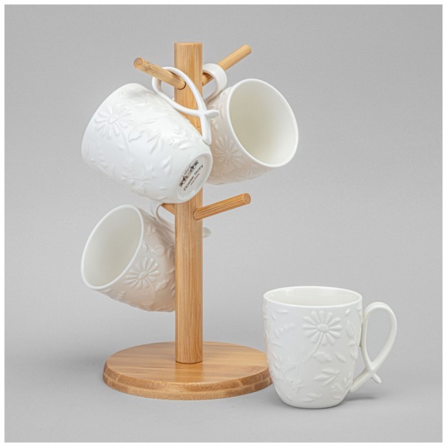 Набор кружек lefard "flowers story" на дерев. подставке 4 шт. 11*8*9,5 см 275 мл Lefard (474-252) Набор кружек lefard "flowers story" на дерев. подставке 4 шт. 11*8*9,5 см 275 мл Lefard (474-252)