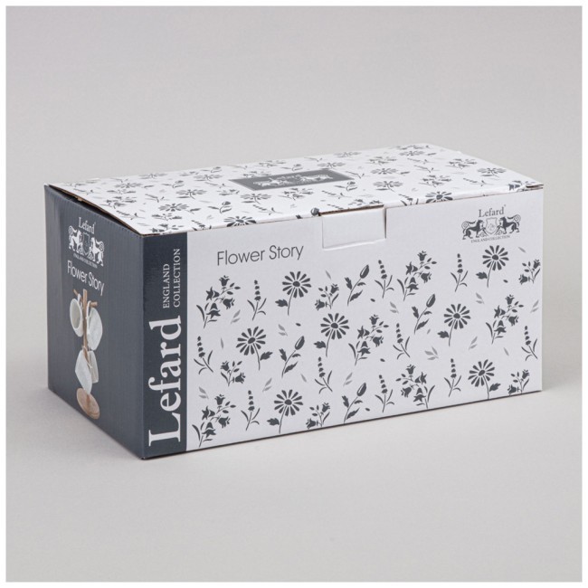 Набор кружек lefard "flowers story" на дерев. подставке 4 шт. 11*8*9,5 см 275 мл Lefard (474-252) Набор кружек lefard "flowers story" на дерев. подставке 4 шт. 11*8*9,5 см 275 мл Lefard (474-252)