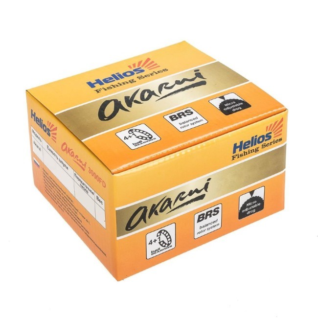 Катушка безынерционная Helios Akarui 3000FD 4+1bb HS-A3000FD (72111) Катушка безынерционная Helios Akarui 3000FD 4+1bb HS-A3000FD (72111)