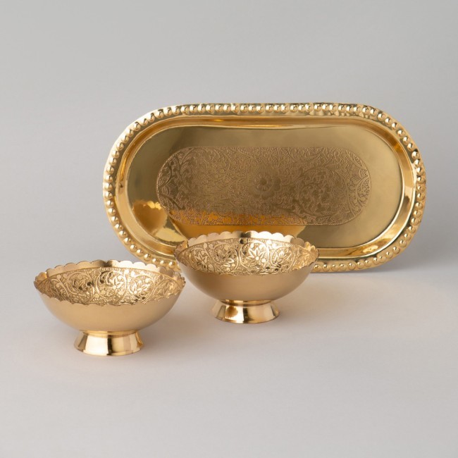 Набор для сервировки на подносе 8.5x3.5 см Lefard (733-153)