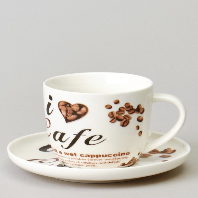 Чайный набор lefard "coffee mania" на 6 пер. 12 пр. 250 мл Lefard (165-569)