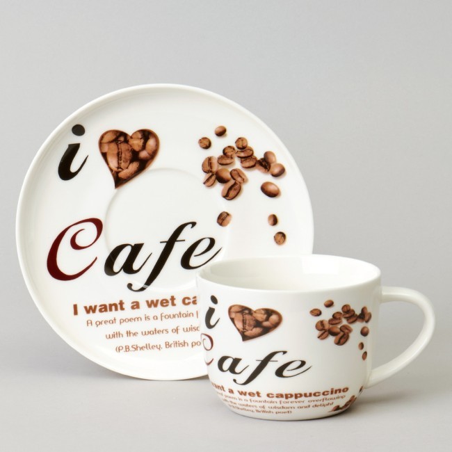 Чайный набор lefard "coffee mania" на 6 пер. 12 пр. 250 мл Lefard (165-569)