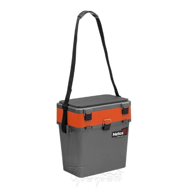 Ящик рыболовный зимний Helios двухсекционный 19л серый/оранжевый (HS-IB-19-GO) (70120) Ящик рыболовный зимний Helios двухсекционный 19л серый/оранжевый (HS-IB-19-GO) (70120)