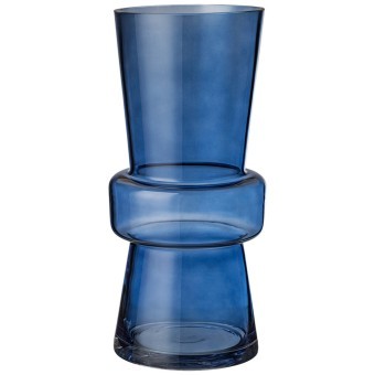 Ваза bronco "glory" blue 14х29 см Bronco (698-107)