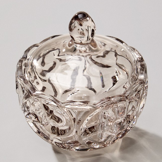 Блюдо с крышкой "elegia" smoky 12х12 см Lefard (695-079)