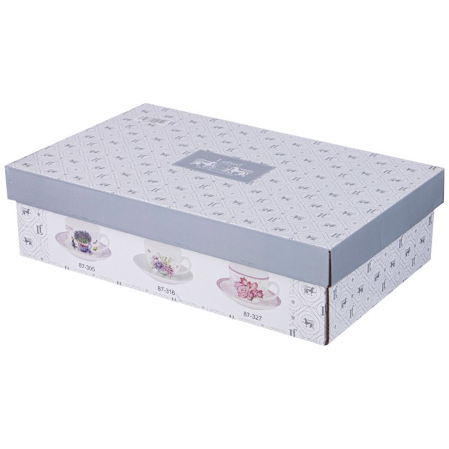 Чайный набор lefard лавандовая весна на 6 пер. 12 пр. 280 мл Lefard (87-305)