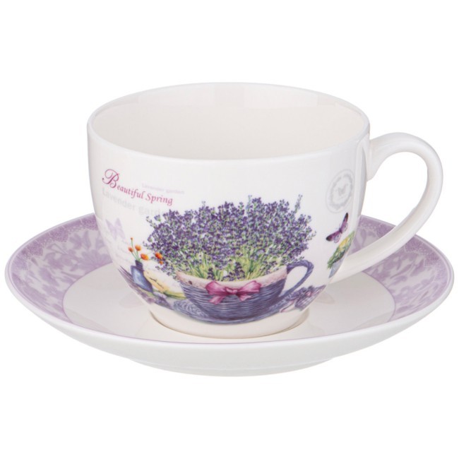 Чайный набор lefard лавандовая весна на 6 пер. 12 пр. 280 мл Lefard (87-305)