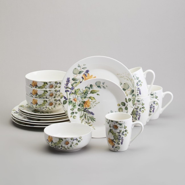 Набор посуды обеденный lefard "ромашковое поле" на 4 пер. 16 пр. Lefard (358-2226) Набор посуды обеденный lefard "ромашковое поле" на 4 пер. 16 пр. Lefard (358-2226)