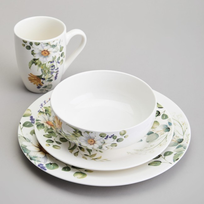 Набор посуды обеденный lefard "ромашковое поле" на 4 пер. 16 пр. Lefard (358-2226) Набор посуды обеденный lefard "ромашковое поле" на 4 пер. 16 пр. Lefard (358-2226)