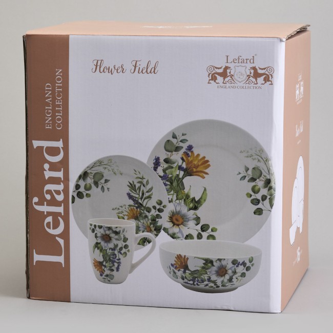 Набор посуды обеденный lefard "ромашковое поле" на 4 пер. 16 пр. Lefard (358-2226) Набор посуды обеденный lefard "ромашковое поле" на 4 пер. 16 пр. Lefard (358-2226)