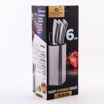 Набор кухонных ножей 6 пр нерж/ст Mayer&Boch (40612)