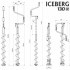 Ледобур Iceberg  130R-1600 v3.0 (диаметр 130 мм) двуручный, правый, полукруглые ножи (67152)