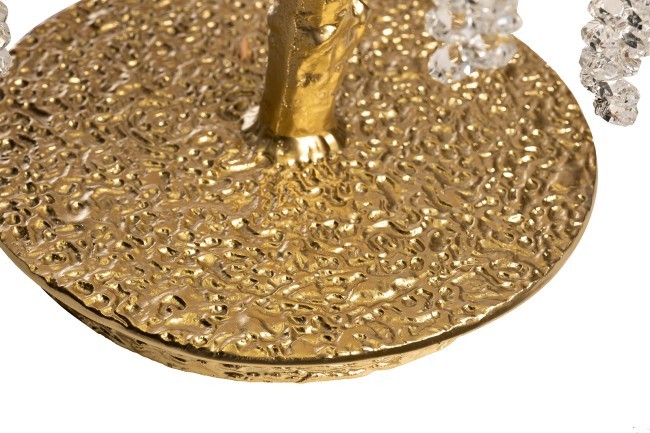 Лампа настольная 35*h60 см, металл цвет золото (TT-00015074)