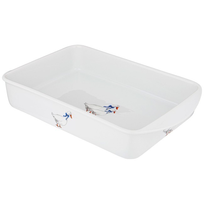 Блюдо для запекания "гуси" 41*24 см. высота=6,5 см. DUBI (606-506)