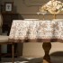 Скатерть овальная " royal garden" 140х180см ,белый ,100% хлопок ,твил с пропиткой (850-754-25) 
