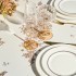 Скатерть овальная " royal garden" 140х180см ,белый ,100% хлопок ,твил с пропиткой (850-754-25) 