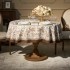 Скатерть овальная " royal garden" 140х180см ,белый ,100% хлопок ,твил с пропиткой (850-754-25) 