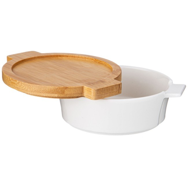 Салатник с ручками lefard "native" на дерев. подставке 15,3*12,9*5,5 см Lefard (761-080)