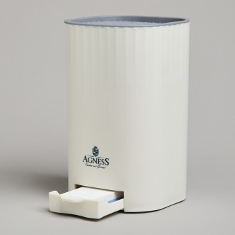 Подставка для ножей agness с точильным камнем 13,6*14,6*23 см Agness (907-322)