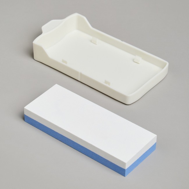 Подставка для ножей agness с точильным камнем 13,6*14,6*23 см Agness (907-322)