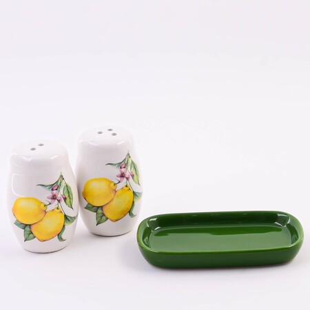 Набор для специй 3пр Лимонный праздник доломит LR (60173)