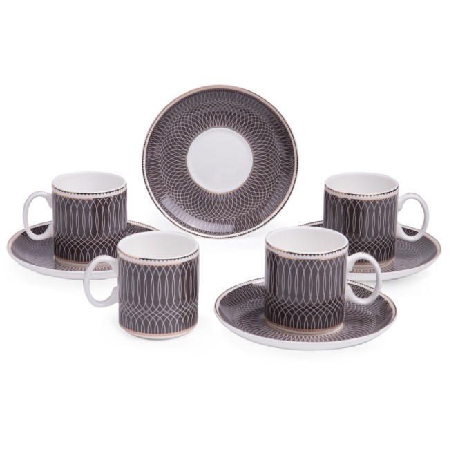 Кофейный набор lefard "infinity" на 4 пер. 8 пр. 120 мл Lefard (440-312) Кофейный набор lefard "infinity" на 4 пер. 8 пр. 120 мл Lefard (440-312)