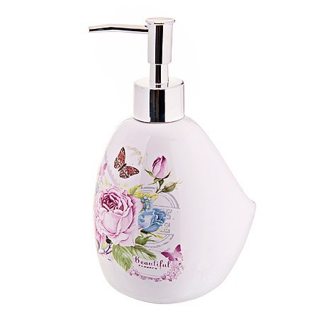 Дозатор для мыла 450мл Батерфляй доломит LR (26316)