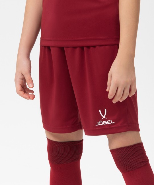 Шорты игровые JÖGEL CAMP Classic Shorts, гранатовый/белый, детский (702572)