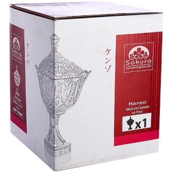 Конфетница KENZO на ножке (SK077-11000W-341205W)