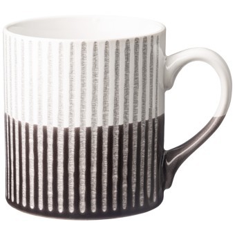 Кружка бело-серая 530 мл Bronco (756-399) Кружка бело-серая 530 мл Bronco (756-399)