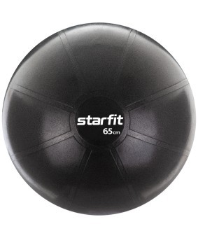 БЕЗ УПАКОВКИ Фитбол STARFIT GB-107, 65 см, 1200 гр, без насоса, черный, антивзрыв (2100824) БЕЗ УПАКОВКИ Фитбол STARFIT GB-107, 65 см, 1200 гр, без насоса, черный, антивзрыв (2100824)