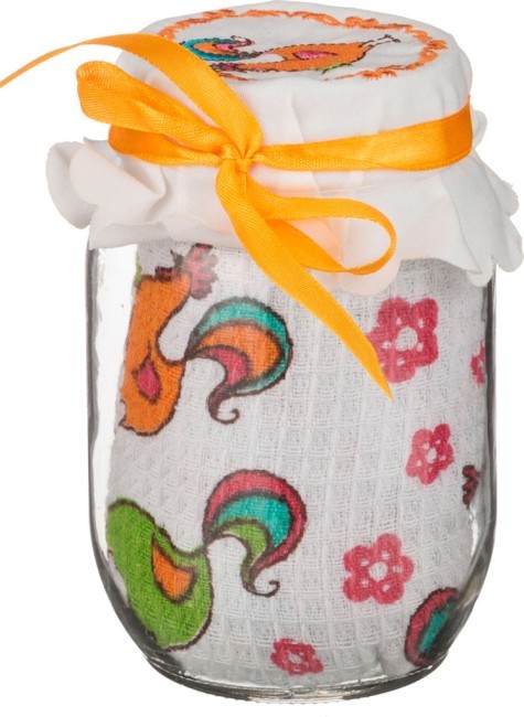 Полотенце вафельное 40*60 см., 100% хлопок + стеклянная баночка 500 мл. диаметр=8 см. высота=13 см. SANTALINO (825-043) Полотенце вафельное 40*60 см., 100% хлопок + стеклянная баночка 500 мл. диаметр=8 см. высота=13 см. SANTALINO (825-043)