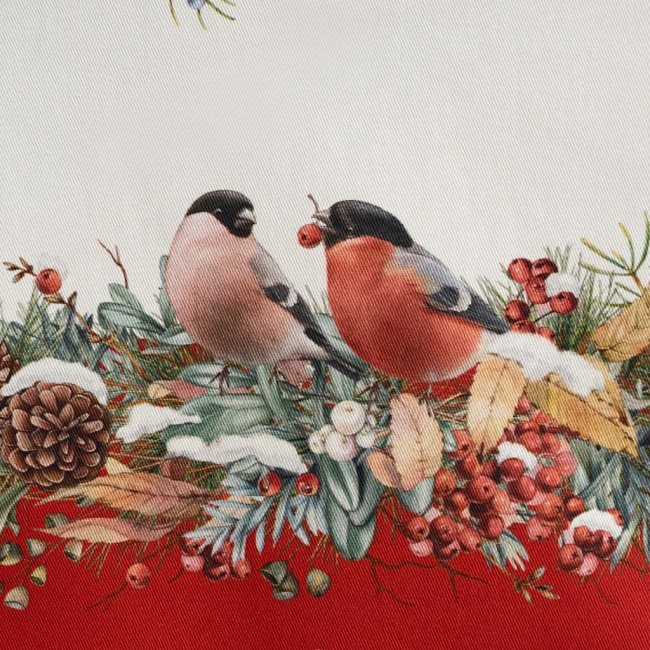 Скатерть "морозко.снегири" 110х140см ,красный, 100% хлопок,твил пропитка Lefard (850-745-20) Скатерть "морозко.снегири" 110х140см ,красный, 100% хлопок,твил пропитка Lefard (850-745-20)