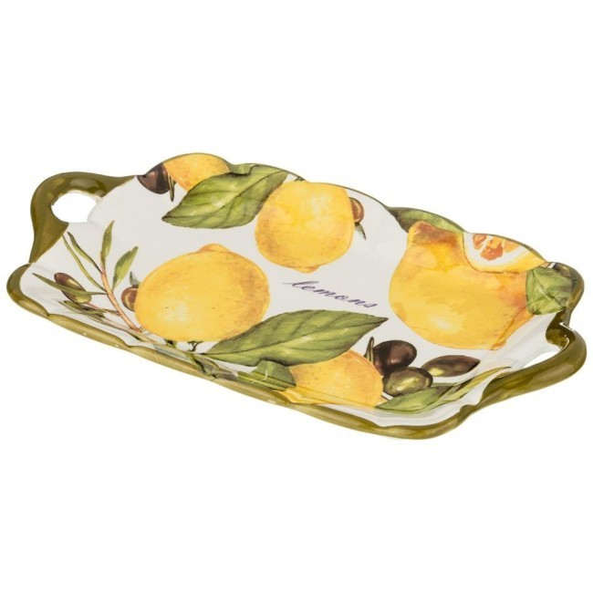 Блюдо agness "лемон три" 23,5*14*2,5 см Agness (358-1542)
