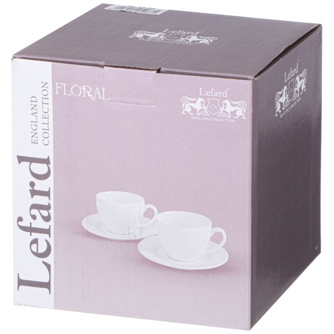 Чайный набор lefard "floral" на 2 пер. 4 пр. 290 мл Lefard (425-068) Чайный набор lefard "floral" на 2 пер. 4 пр. 290 мл Lefard (425-068)