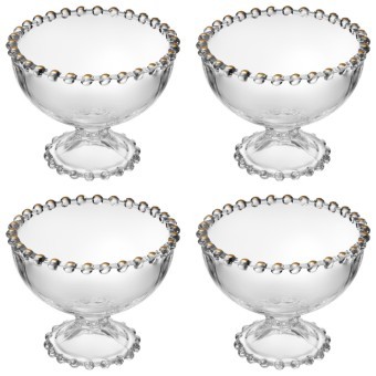 Набор креманок "golden charm" 4 шт./11*8,5 см Lefard (345-504)