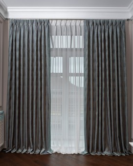 Портьера FIJI бирюзовая 275*260см (TT-00016719) Портьера FIJI бирюзовая 275*260см (TT-00016719)